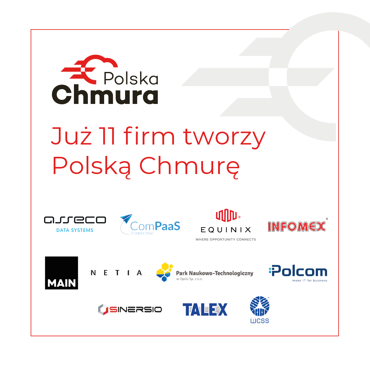 11 firm w Polskiej Chmurze